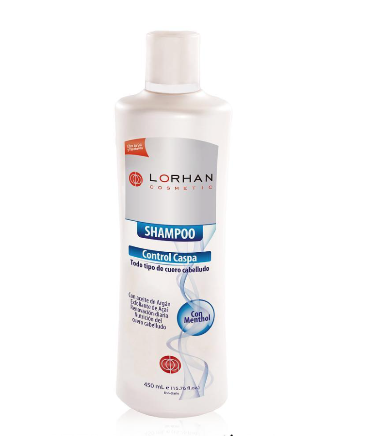 LORHAN Scalp Control Shampoo with Menthol, Nettle & Açaí - Clarifying & Exfoliating Scalp Cleanser, Salt & Paraben Free - 15.21 fl oz (450 ml)