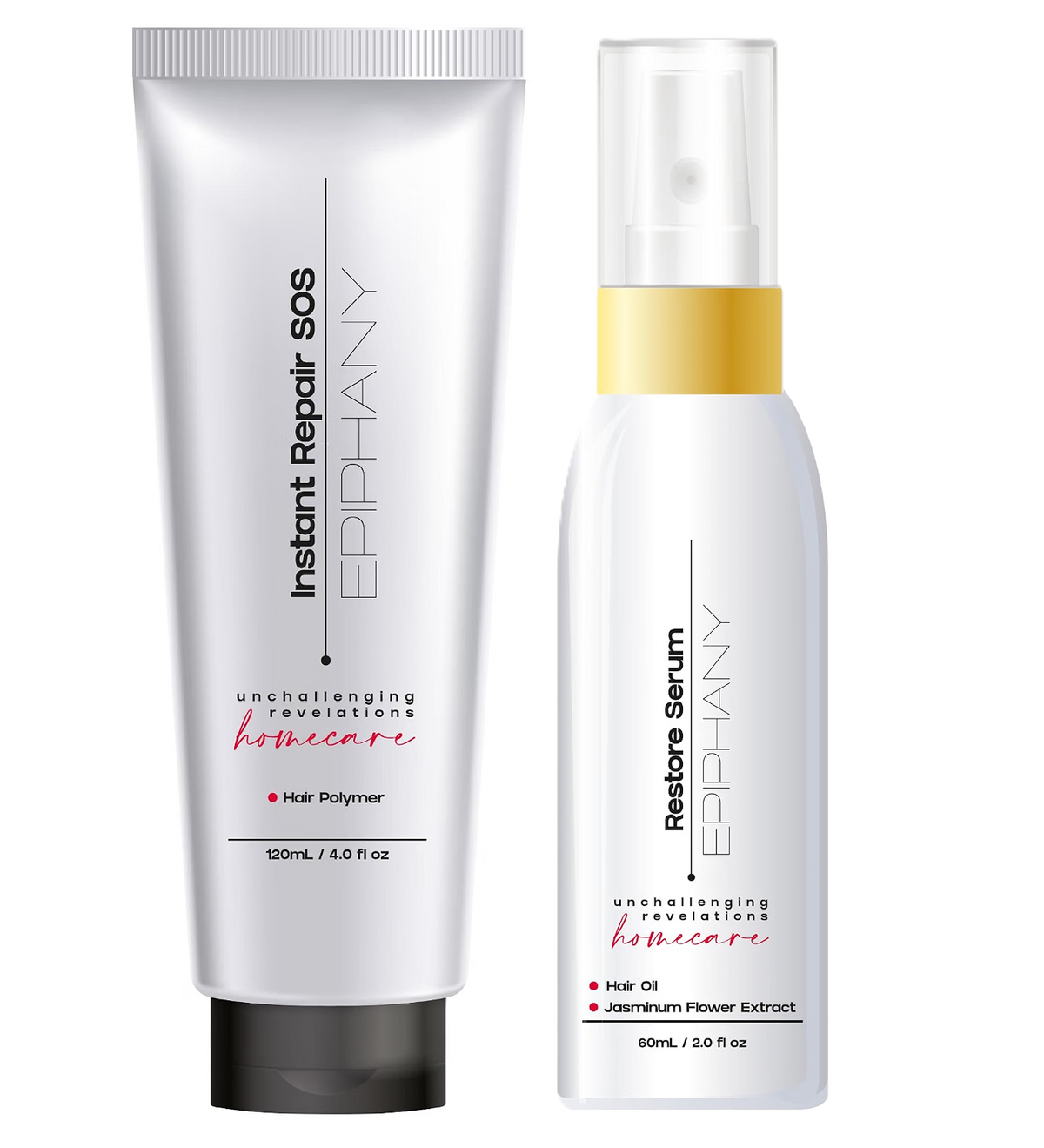 EPIPHANY - Hydration & Anti‑Frizz Hair Care Set – Leave‑In Treatment + Anti‑Frizz Serum