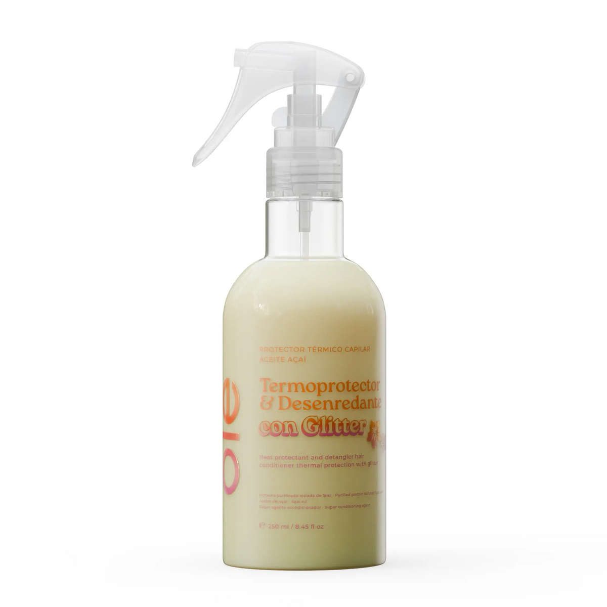 OLÉ Thermal Protectant & Detangler with Açaí Oil and Glitter 250ml / 8.45 Fl Oz