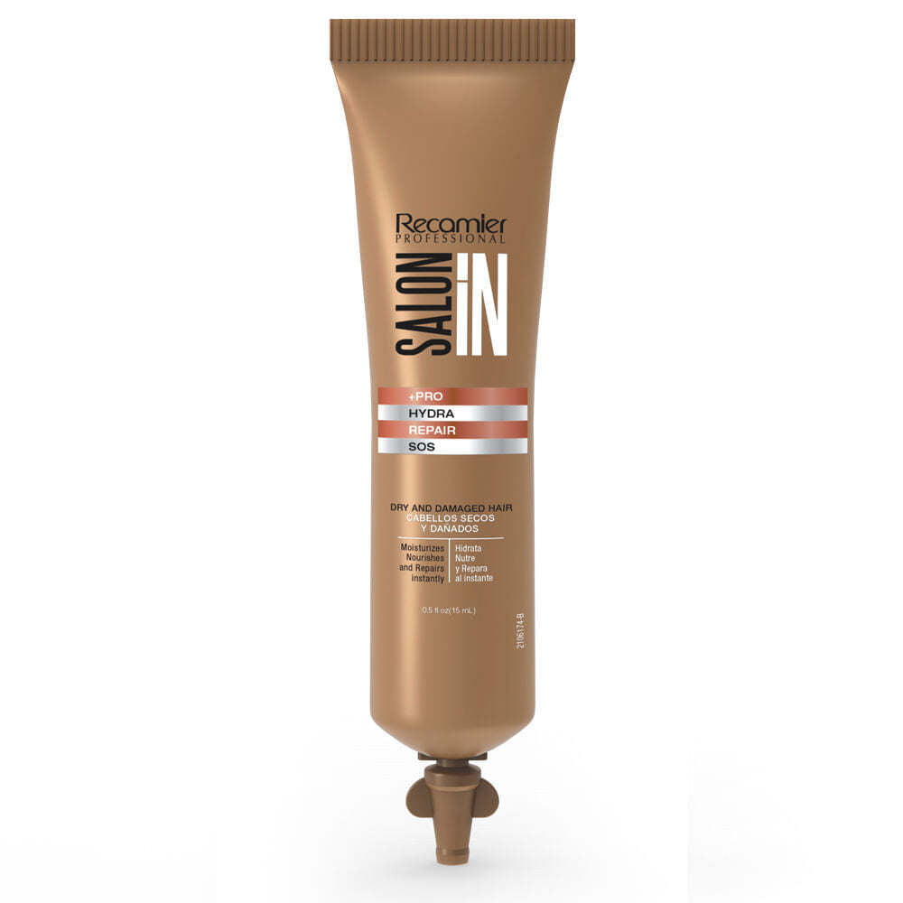 RECAMIER 34158 Professional Salon In Leave In Detangler Hair Smoothing Treatment | Combing Cream | Split End Mender | Tratamientos para el Cabello Seco y Maltratado Crema de Peinar