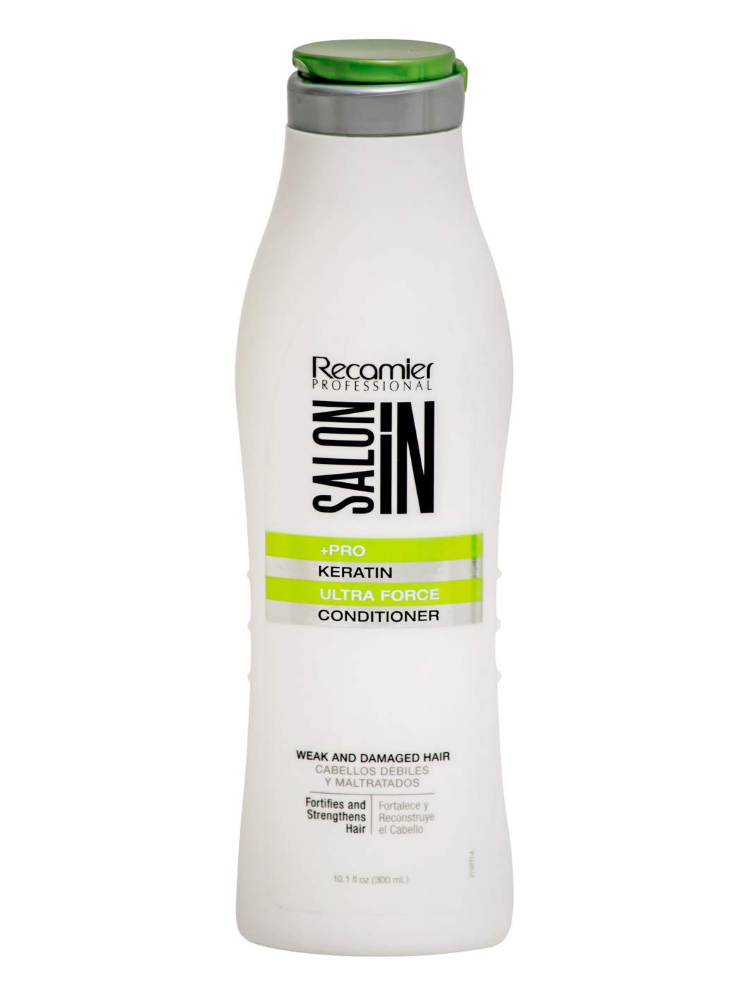 Recamier Professional Salon In +Pro Keratin Ultra Force Hair Conditioner 10.10z - Acondicionador con Keratina para el Cabello Debil y Maltratado