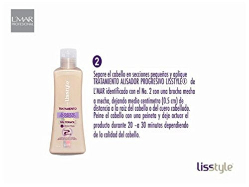 L'mar Lisstyle Progresive Straightening treatment Blowout KIT No Formol with Carbocysteine No Smell, No Itching | Alisado Permanente Sin Formol (250 ml)