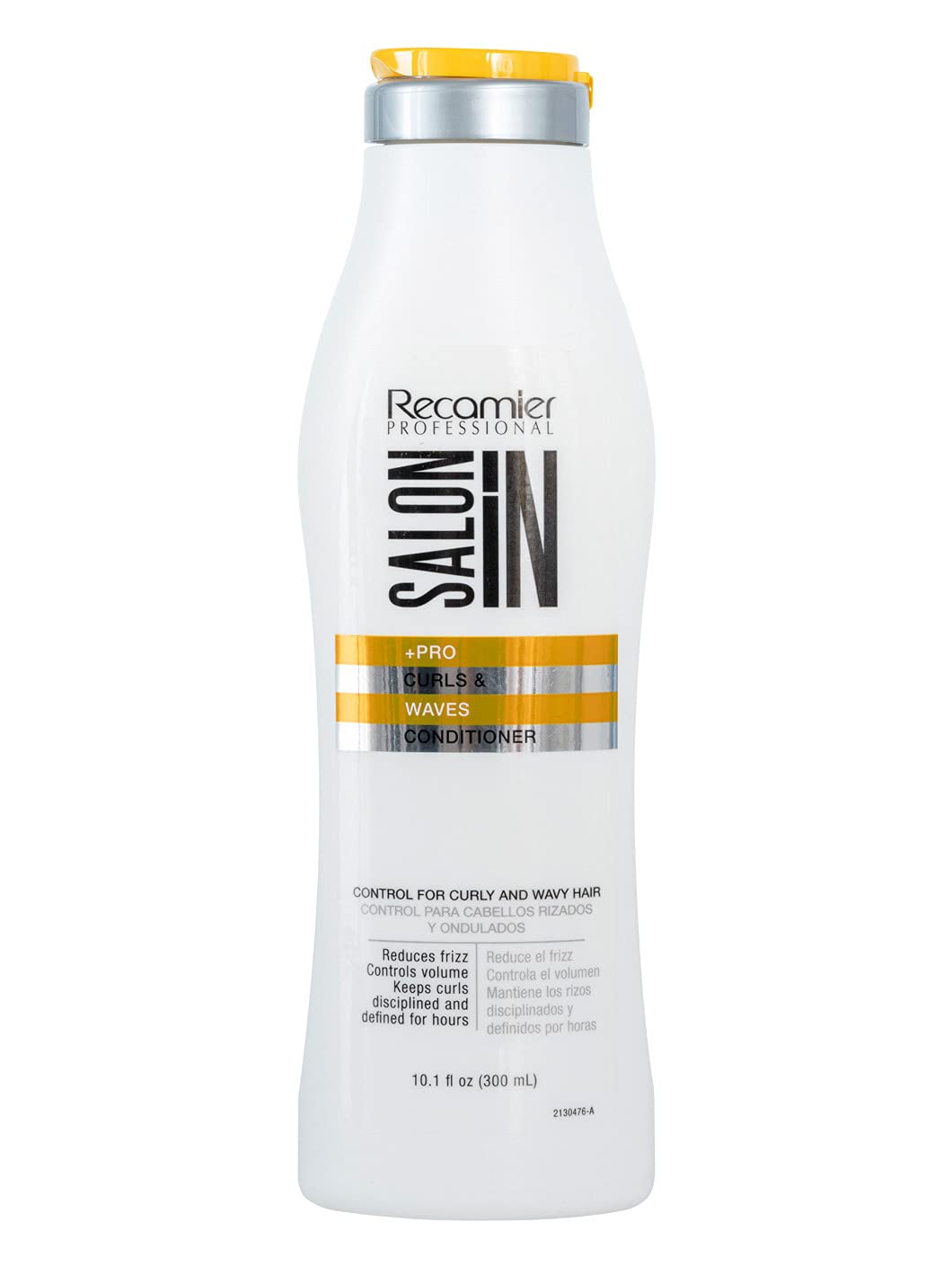 RECAMIER Professional Salon In Hydrating Anti Frizz Curly Hair Shampoo and Conditioner Set with Keratin Damaged Locks Moisturizing Treatment Champu y Acondicionador para Cabello Rizado