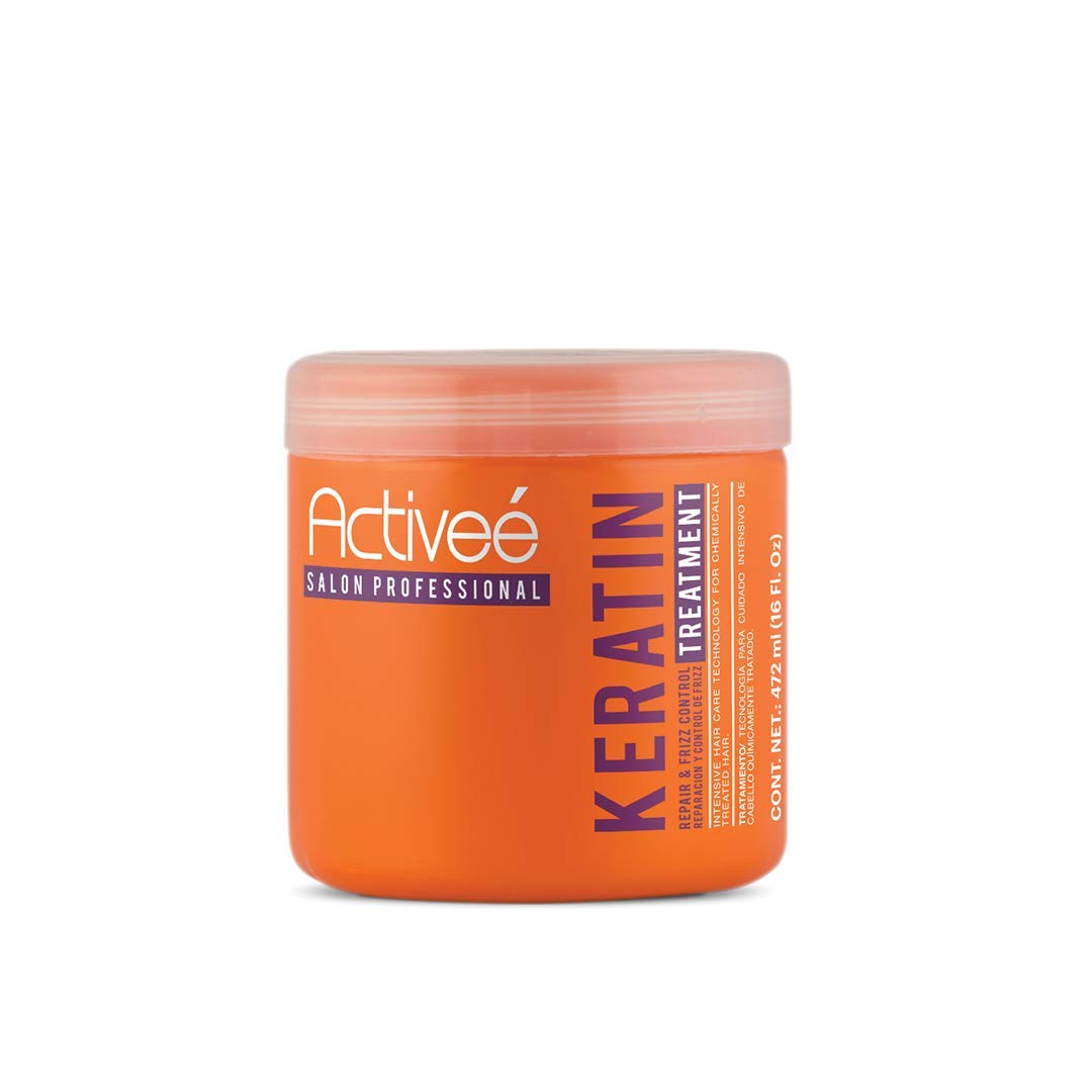 Activee Professional Keratin Hair Mask Treatment 16 fl. oz. - Hydrolyzed keratin enriched mask treatment