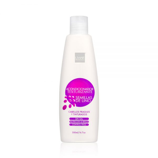 L'MAR Professional Hair Shampoo, Conditioner and Treatment with Flax Seeds for Fragile and dyed Hair | L'mar Semillas de Lino Linea para Cabello Tinturado