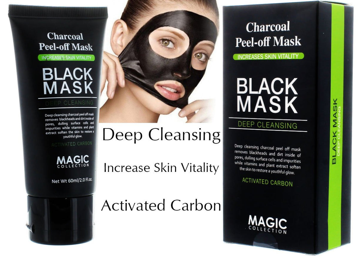 Deep cleansing Charcoal Peel-Off Mask, Blackhead Remover by Magic 60ml / 2.0 oz