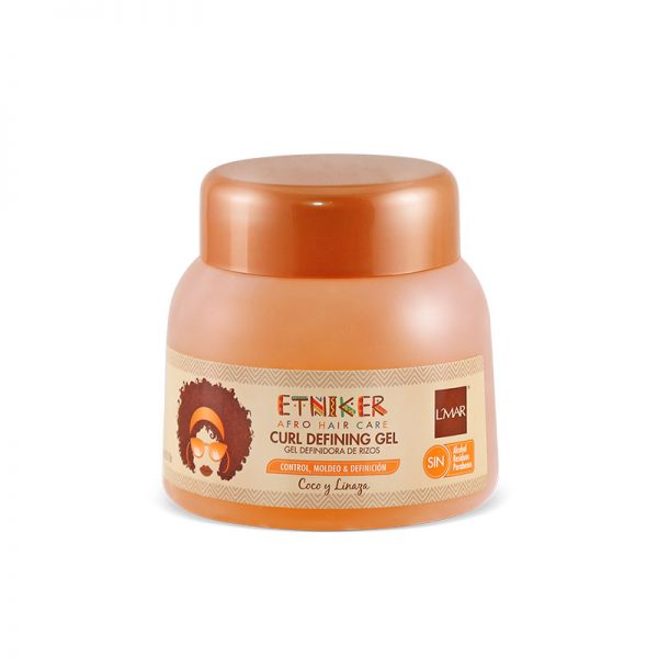 L'MAR Professional Etniker Afro Hair Care Curl Defining Hair Gel 10.1 oz. | LMAR Etniker Afro Gel Definidora de Rizos