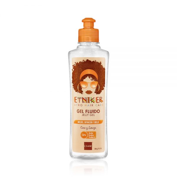 L'MAR Professional Etniker Afro Hair Care Fluid Jelly Hair Gel 10.5 fl.oz. | LMAR Etniker Afro Jelly Gel Fluido