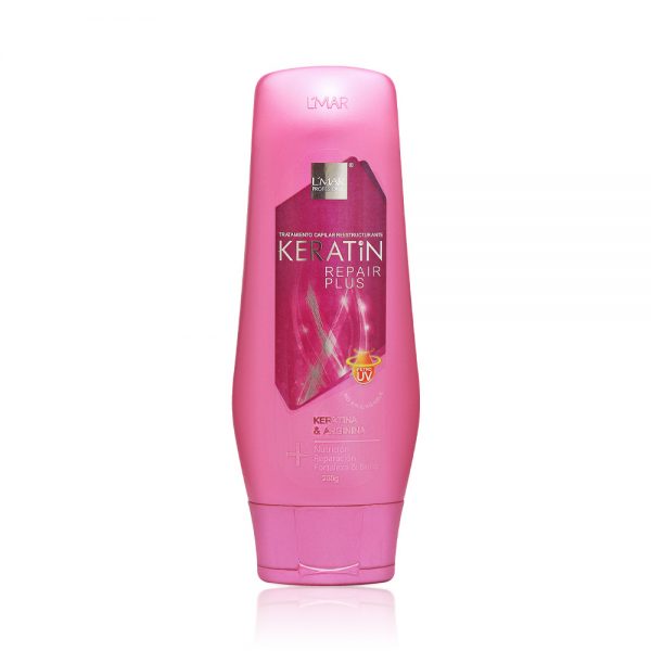L'MAR Professional Hair Keratin Repair Plus Leave-in Reconstruction Treatment with Arginine 9.6oz | LMAR Tratamiento Reconstructor de Keratina Plus para el cabello con Arginina