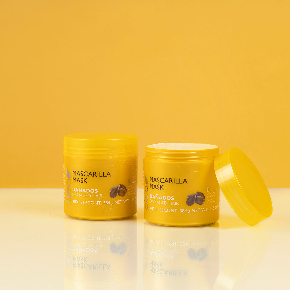 Alea Damaged Hair Shampoo, Conditioner and Mask system with Argan Oil | Alea Champu, Condicionador y Mascarilla para cabellos dañados