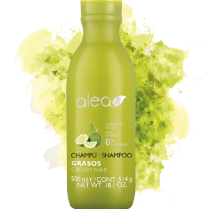 Alea Greasy Hair Shampoo with Lime Extract 18.1oz / 500ml