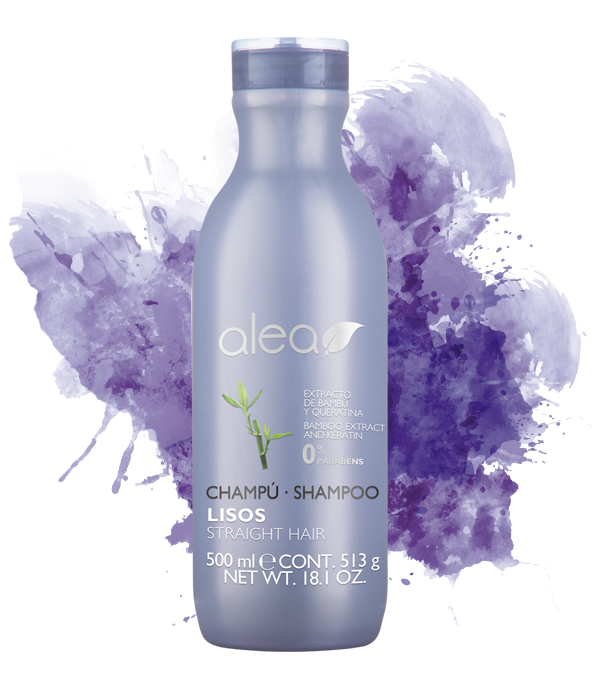 Alea Straight Hair Shampoo, Conditioner and Mask system with Bamboo Extract & Kerating for Smooth Hair | Alea Champu, Condicionador y Mascarilla para Cabellos Lisos