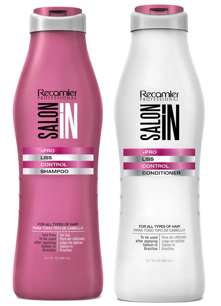 Recamier Professional Salon In +Pro Liss Control Hair Shampoo and Conditioner kit 2x 10.1oz