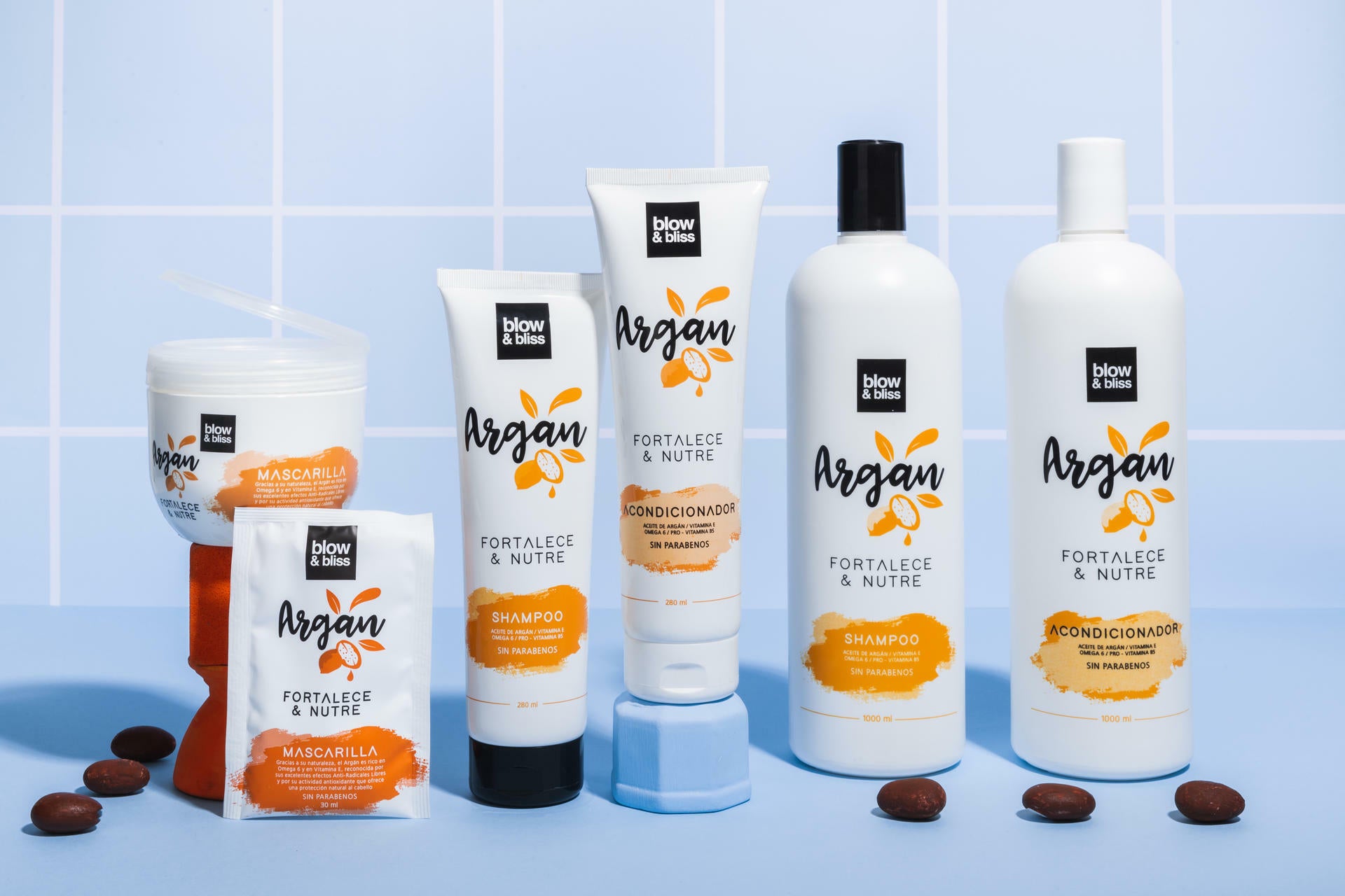 Blow & bliss Argan Oil Hair Conditioner Strengthens and Nourishes Restores Shine and Repair Split Ends 33.8 fl.oz.