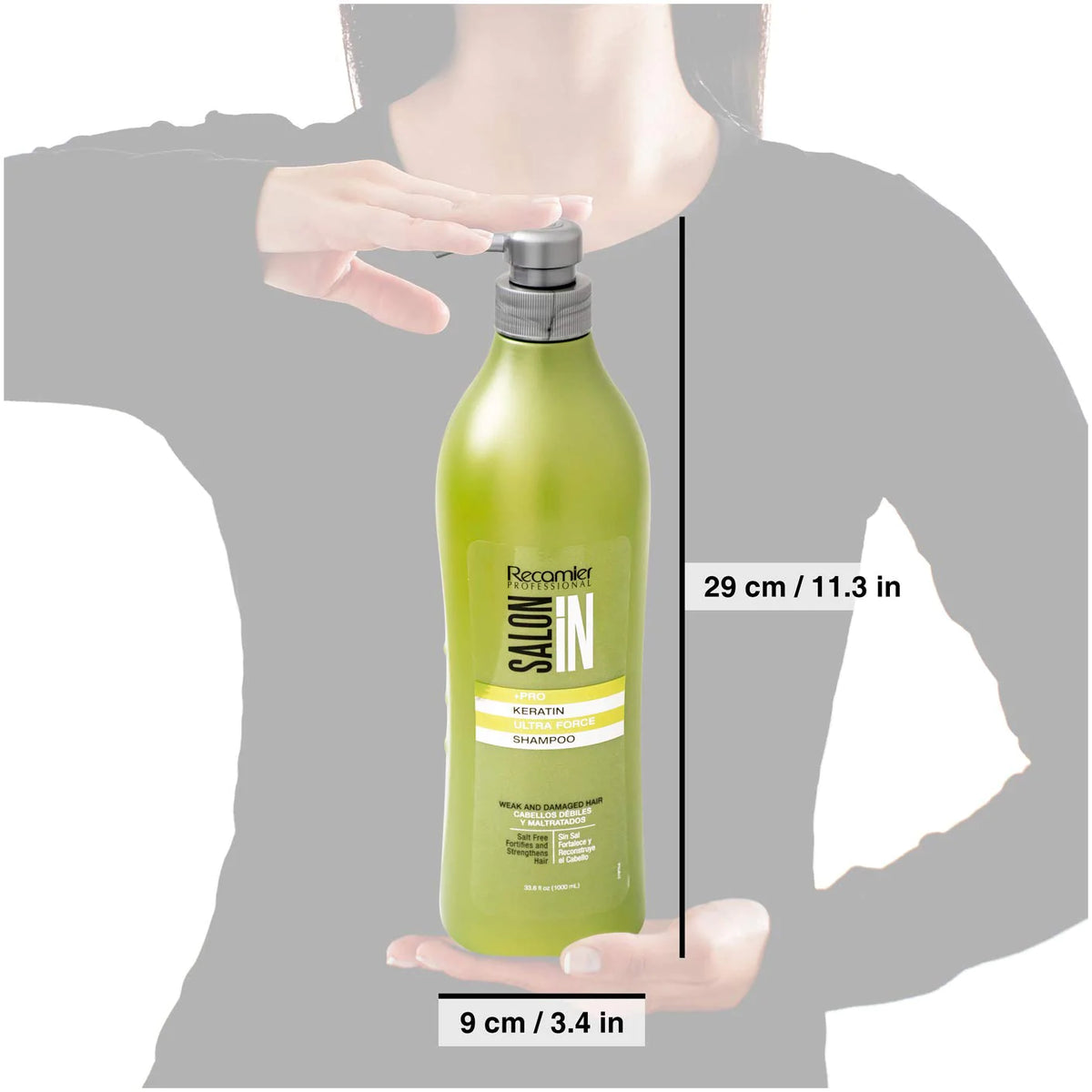 Recamier Professional Salon In Ultra Force Hair Shampoo and Conditioner Kit (2 x 33.8 fl.oz.)