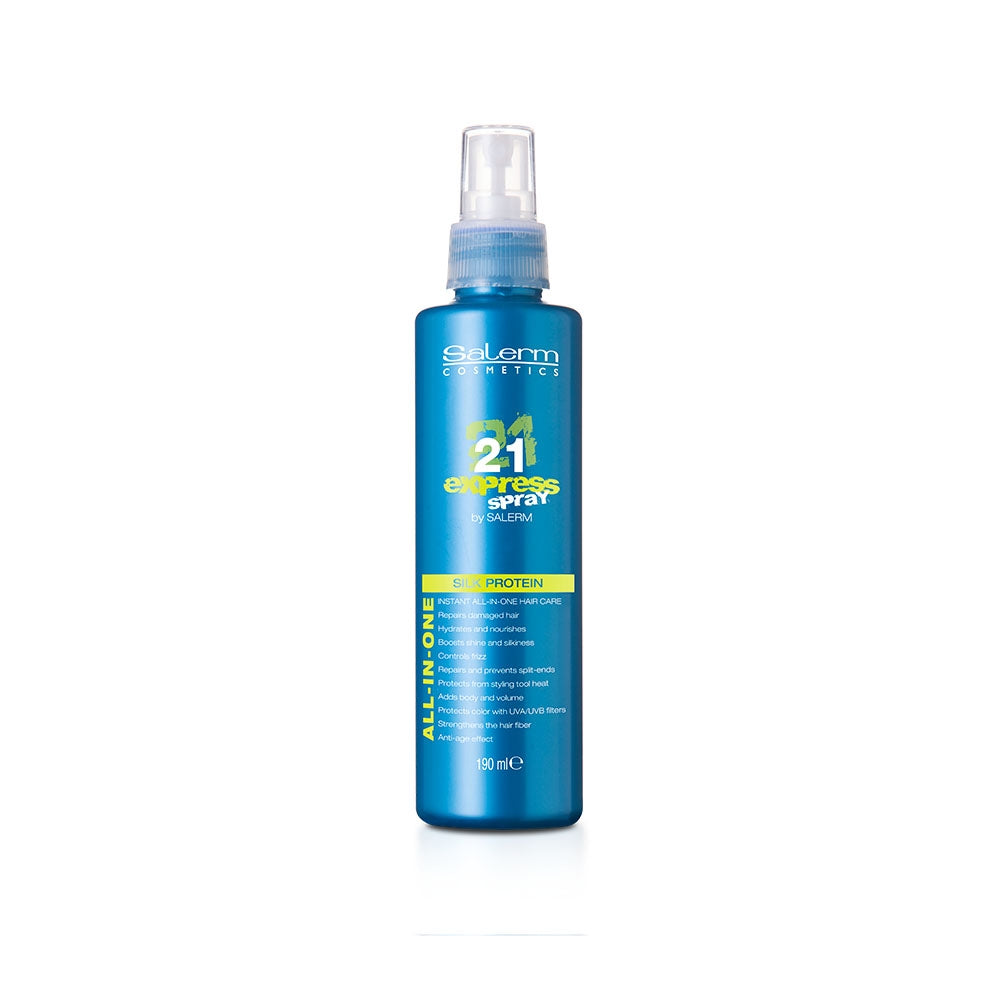 Salerm Cosmetics Salerm 21 Summer Hair Treatment Box - 21 Shampoo and 21 Express Spray Bundle