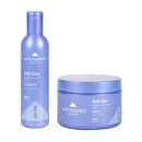 LA PUISSANCE Soft Liss Smoothing Set – Shampoo + Deep Conditioning Mask with Maxiliss™, Silsoft A+, Peptides, Jojoba Oil & Phytoqueratin – for Straight or Chemically Treated Hair
