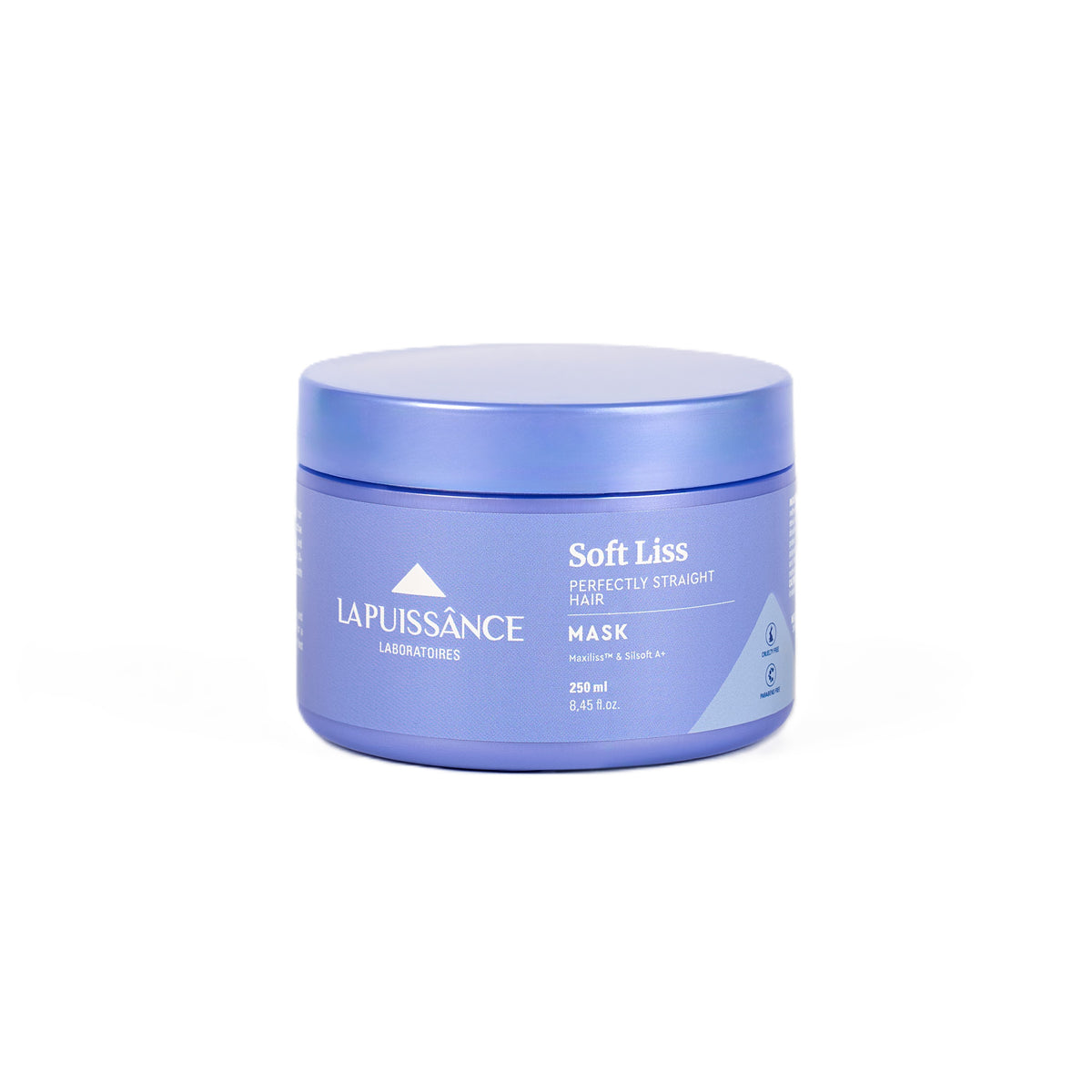 LA PUISSANCE Soft Liss Smoothing Set – Shampoo + Deep Conditioning Mask with Maxiliss™, Silsoft A+, Peptides, Jojoba Oil & Phytoqueratin – for Straight or Chemically Treated Hair