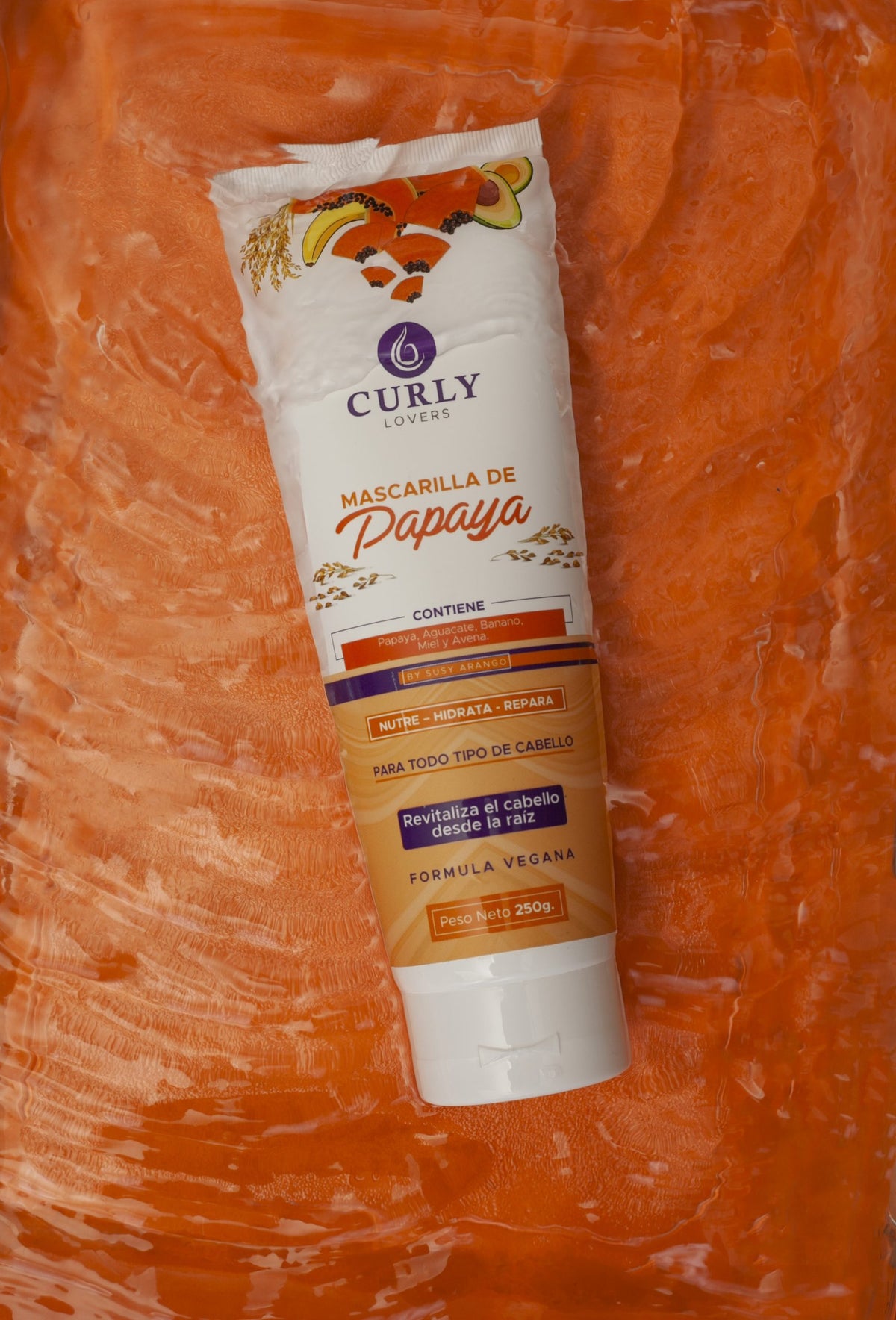 Curly Lovers Papaya Hair Mask 0.6oz - Mascarilla de Payapa para el cabello