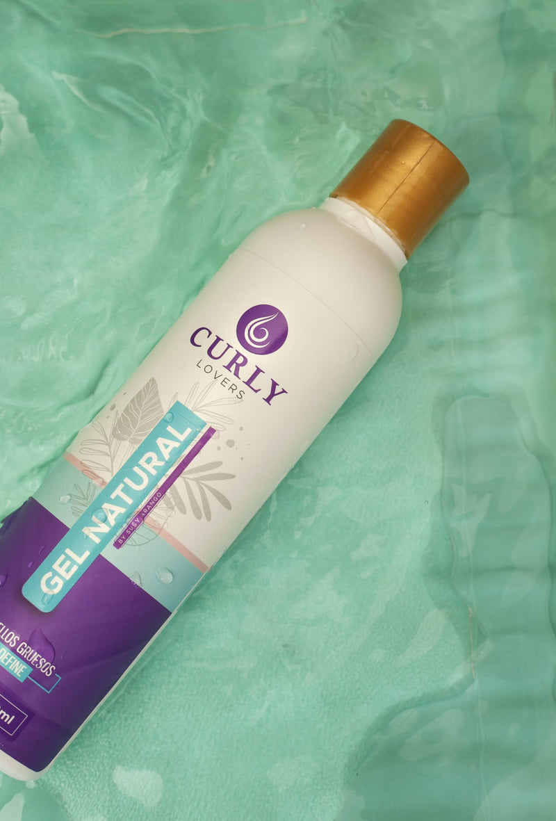 Curly Lovers Defining Gel for Thick Hair 8.45oz - Gel Denifidor Natural para cabellos gruesos