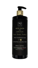 SQ Care Professional Acid Plex Protein Keratine Panthenol Hair Mask 16.9 fl.oz – Illuminating & Restructuring  – Made in Italy