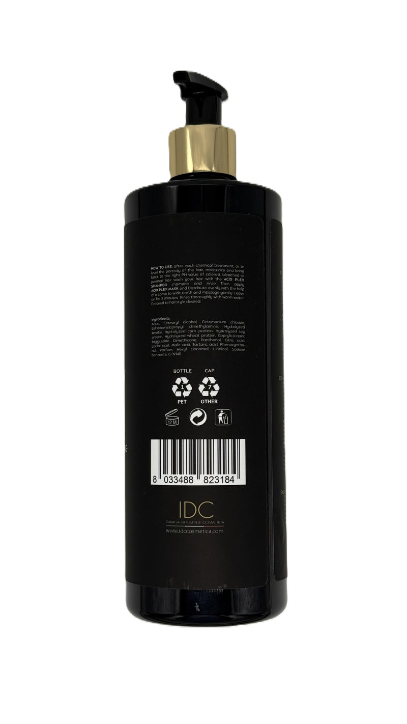 SQ Care Professional Acid Plex Protein Keratine Panthenol Hair Mask 16.9 fl.oz – Illuminating & Restructuring  – Made in Italy