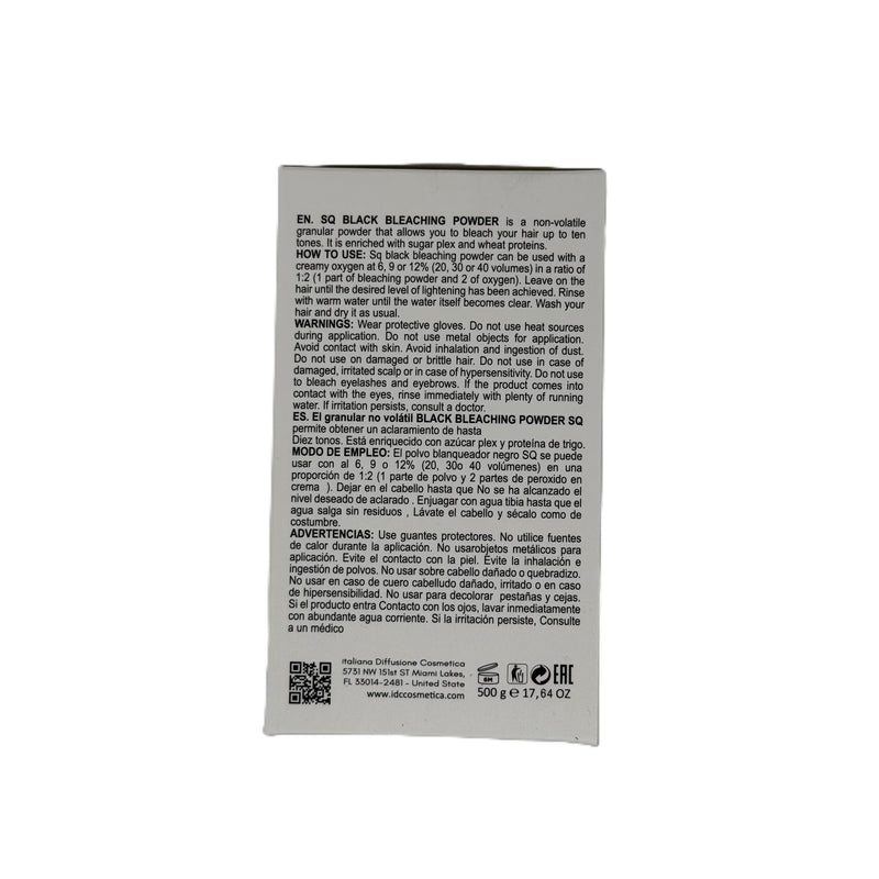 SQ Care 10 Tones Hair Black Bleaching Powder , 17.64 oz
