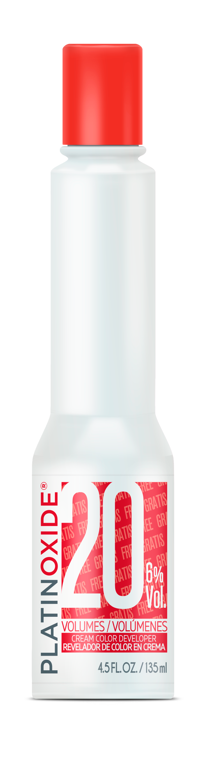 Nutrapel - PLATINOXIDE Cream Color Developer 20 Volume (6%) 4.56 fl.oz/135 ml