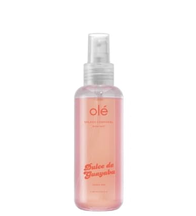 OLÉ Capilar Dulce de Guayaba Body Splash, 5.07 fl oz – Fresh Body Fragrance, Light and Refreshing Formula, Warm and Fruity Guava Scent