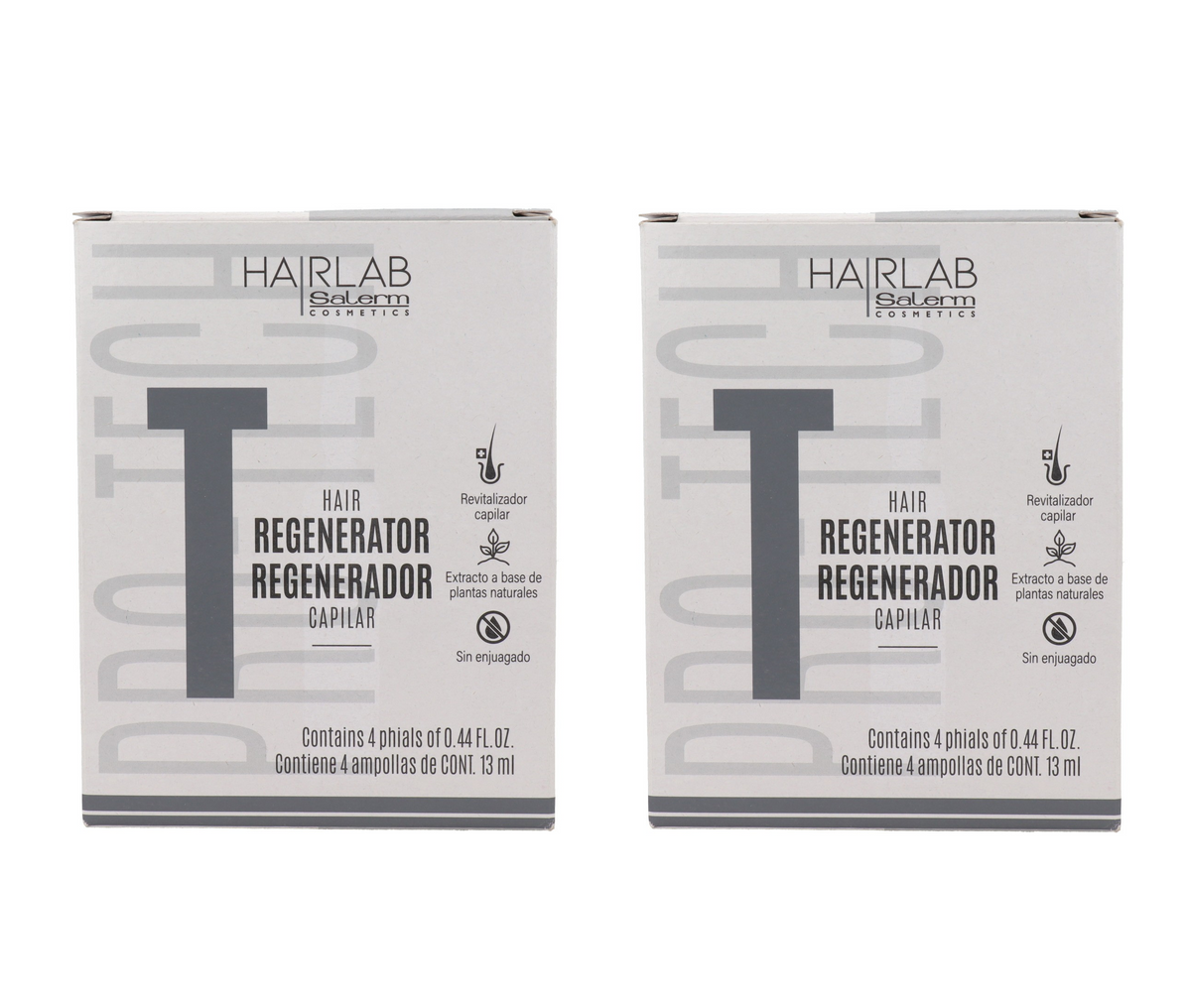 Salerm Cosmetics Hair Scalp Revitalizer Natural Liquid Hair Ceramides - box of 4 vials (0.44oz ea)