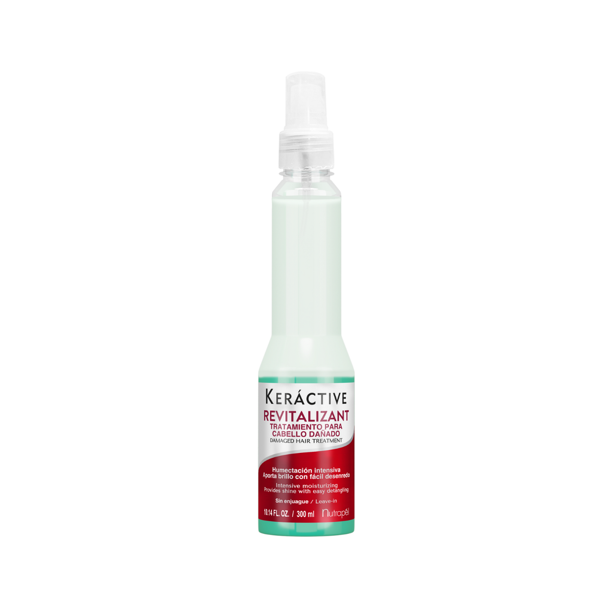 Nutrapel KERACTIVE REVITALIZANT INTENSIVE MOISTURIZING DUAL PHASE TREATMENT LEAVE-IN. DETANGLER and Porosity Equalizer 10.14 FL.OZ.