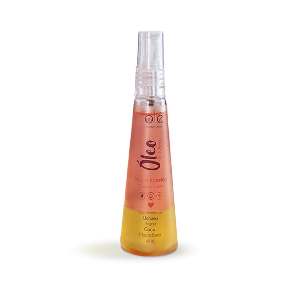 OLÉ Uchuva Fruit Oil Hair Treatment | Óleo Frutal Bifásico De Uchuva | Deep Moisturizing Serum for Dry, Damaged & Coarse Hair.