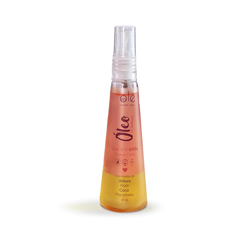 OLÉ Uchuva Fruit Oil Hair Treatment | Óleo Frutal Bifásico De Uchuva | Deep Moisturizing Serum for Dry, Damaged & Coarse Hair.