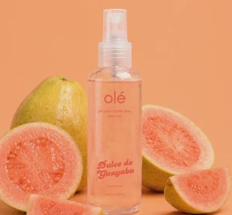 OLÉ Capilar Dulce de Guayaba Body Splash, 5.07 fl oz – Fresh Body Fragrance, Light and Refreshing Formula, Warm and Fruity Guava Scent