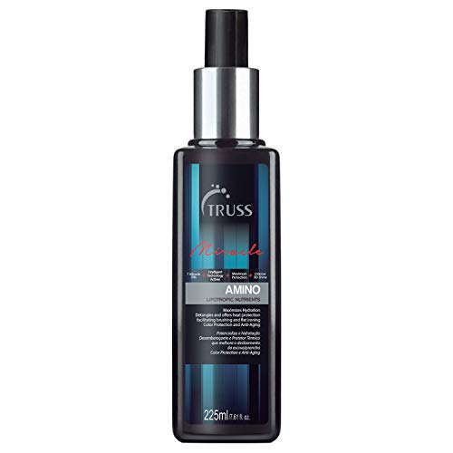 TRUSS Amino Hair Heat Protectant Spray | Hydration, Detangles, Color Protection with Lipo-nutrients 7.61fl.oz.