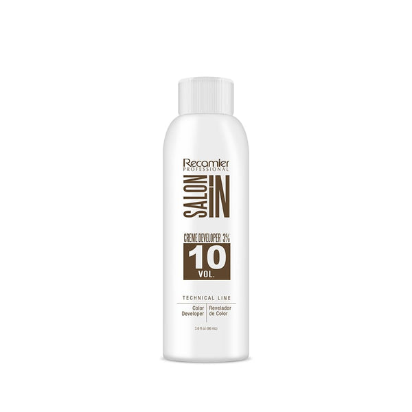 Recamier Professional Salon In Creme Color Developer for Hair Coloring 3%-10 Vol. 3.0 fl.oz.