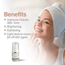 Pili Brightening skin cream with Arbutin & Glycolic Acid | Restores Skin Tone | Brightens Complexion, Dark Spot treatment for Face and Body, Underarms, Neck, Knees, Elbows & inner Thigh. (0.8 oz)