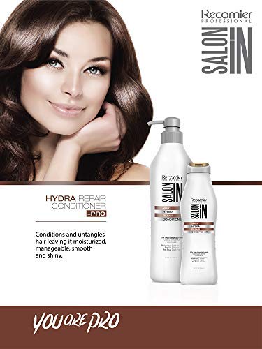 Recamier Professional Salon In +Pro Hydra Repair Hair 3 pack kit - Shampoo 33.8oz + Conditioner 33.8oz + Deep Treatment 10.58oz