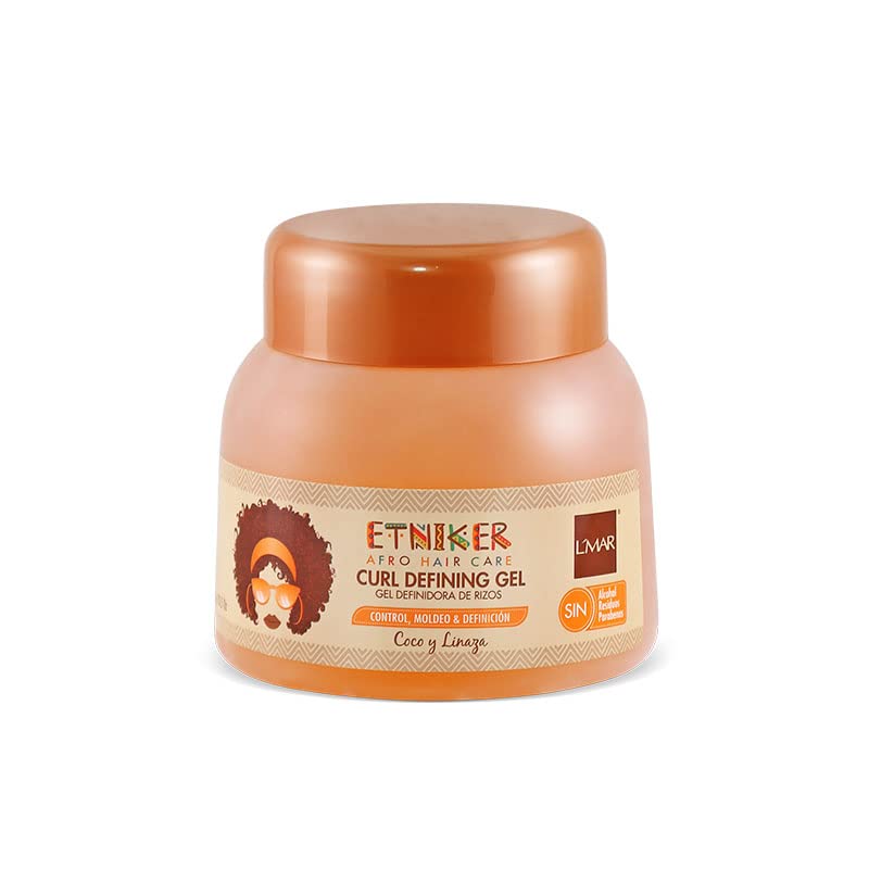 ETNIKER Afro-textured, Curly & Wavy Hair Define Kit | Gel, Hydroelixir & Styling Cream | Control, Nourish, Define | Coconut, Shea Butter, Monoi Oil, Flaxseed | NO Alcohol, Parabens & Sulfate.(3piece)