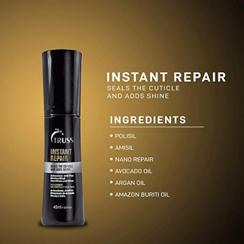 TRUSS Instant Repair - Daily Leave-In Hair Protector and Humidity Blocker - Seals Split Ends, Leaving Hair Shiny and Silky Soft