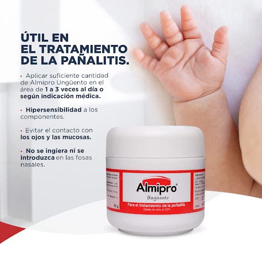 Almipro Unguento Original | Diaper Rash Cream with 25% Zinc Oxide - 500g