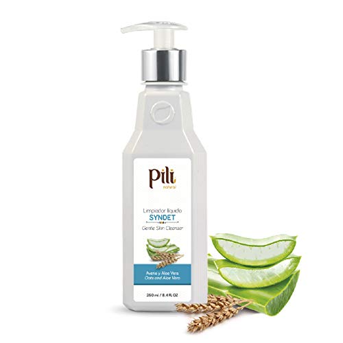 Pili Natural Syndet · Limpiador suave de avena y aloe vera · 8.4 fl oz