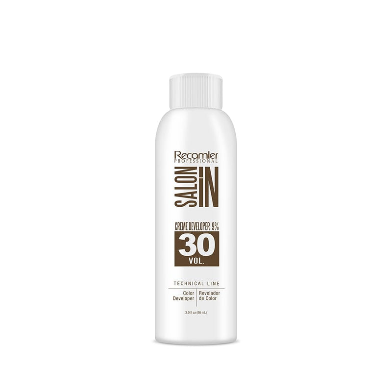 Recamier Professional Salon In Creme Color Developer for Hair Coloring 9%-30 Vol. 3.0 fl.oz.