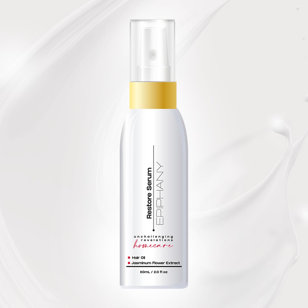 Epiphany Anti Frizz Hair Serum – Argan, Jojoba, Marula & Acai Oils | Split End Repair & Heat Protection | Intense Shine & Deep Hydration | Lightweight Formula