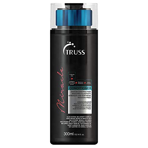 Truss Miracle Conditioner - Repairs Chemically Treated, Damaged, Dry Hair With Amino Acids, Lipids To Increase Elasticity, Strengthen Hair, Adds Shine, Frizz Control, Anti-aging, And Is Color Safe