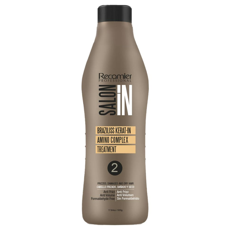 RECAMIER PROFESSIONAL SALON IN Braziliss Kerat-in Amino Complex Hair Treatment Step 2 17.64 oz