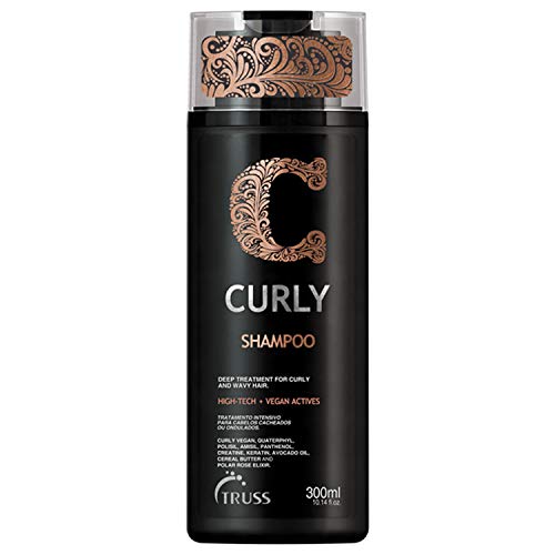 Truss Curly Shampoo For Curly or Wavy Hair - Gentle Cleansing Curl Shampoo, Defines Curls, Detangles, Controls Frizz, Provides Softness & Silkiness, Moisture Balance & Conditions Curly Hair