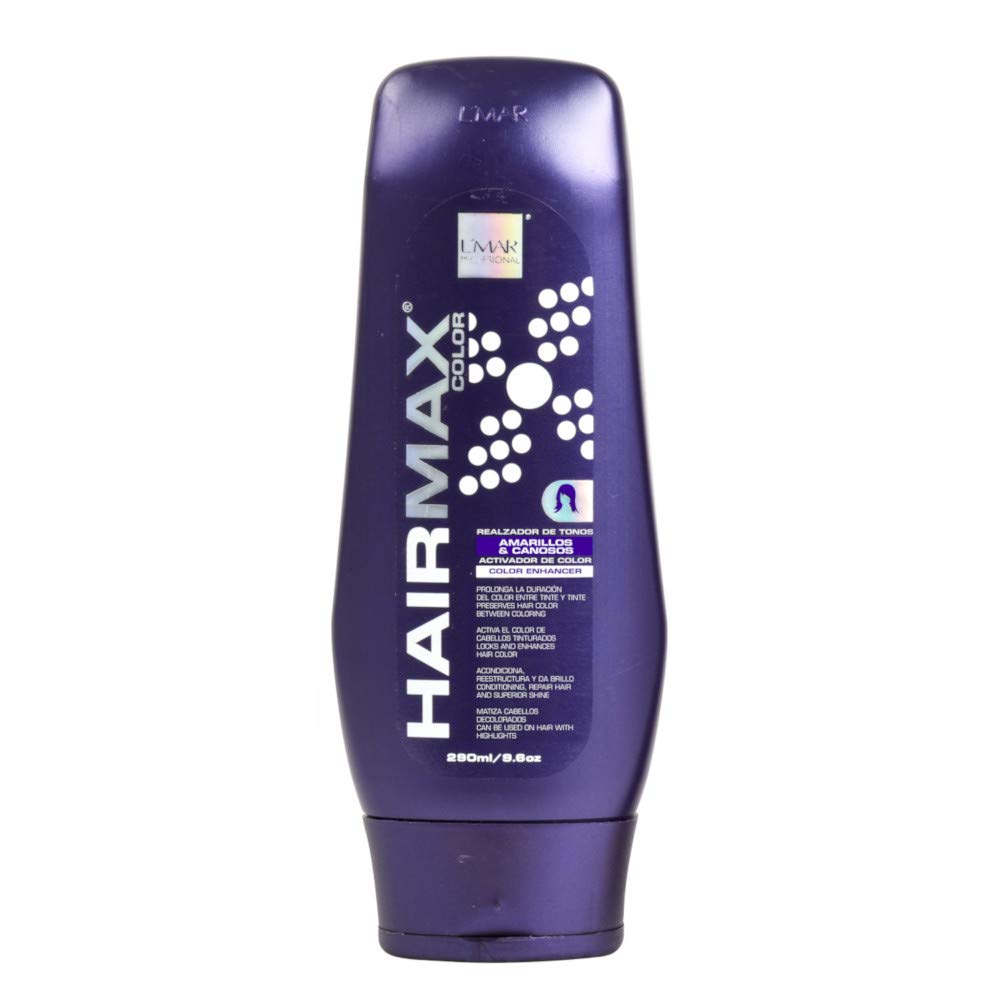L'mar | Hair Max Cabello Rubio Matizante Pelo Amarillo o Canoso Matizador Natural | Nuance Preserve Hair Color Lmar 9.6oz-290ml