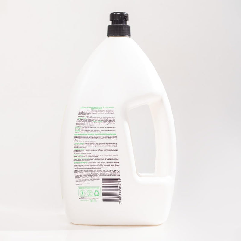 RECAMIER PROFESSIONAL SALON IN Vegan Keratin & Collagen Gallon KIT with Shampoo 135.26 fl.oz. + Conditioner 135.26 fl.oz.