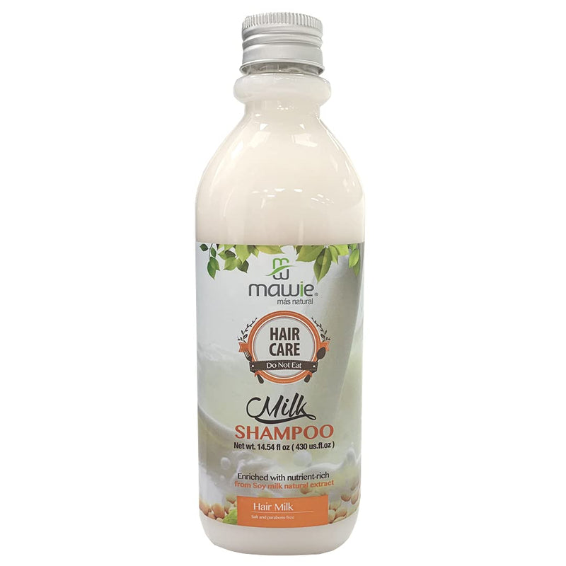Mawie Milk Hair Shampoo for oily hair control and deep cleansing, removing oil and impurities 14.54 fl.oz.